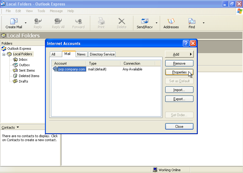Outlook express презентация